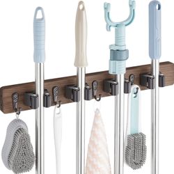 Mop and Broom Holder Wall Mount hanger hook