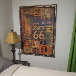 Painting Canvas On Burlap Type Material 
