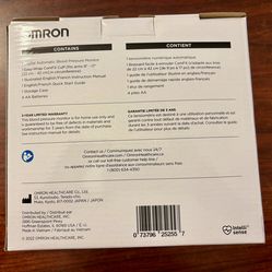 Omron Silver Argent blood pressure monitor