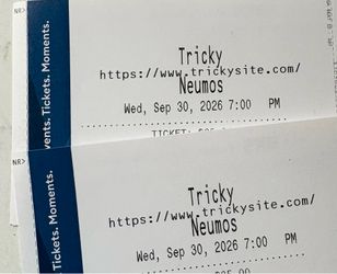 Tricky at Neumos 2 Tix