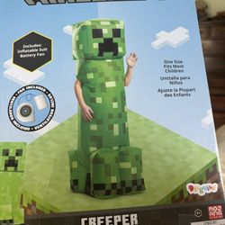 Minecraft Inflatable Creeper Costume