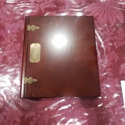 Beaitiful Wooden Secret Compartment Book, Great For Jewelry, Stashing Away Valuable Collectibles, Or Money...