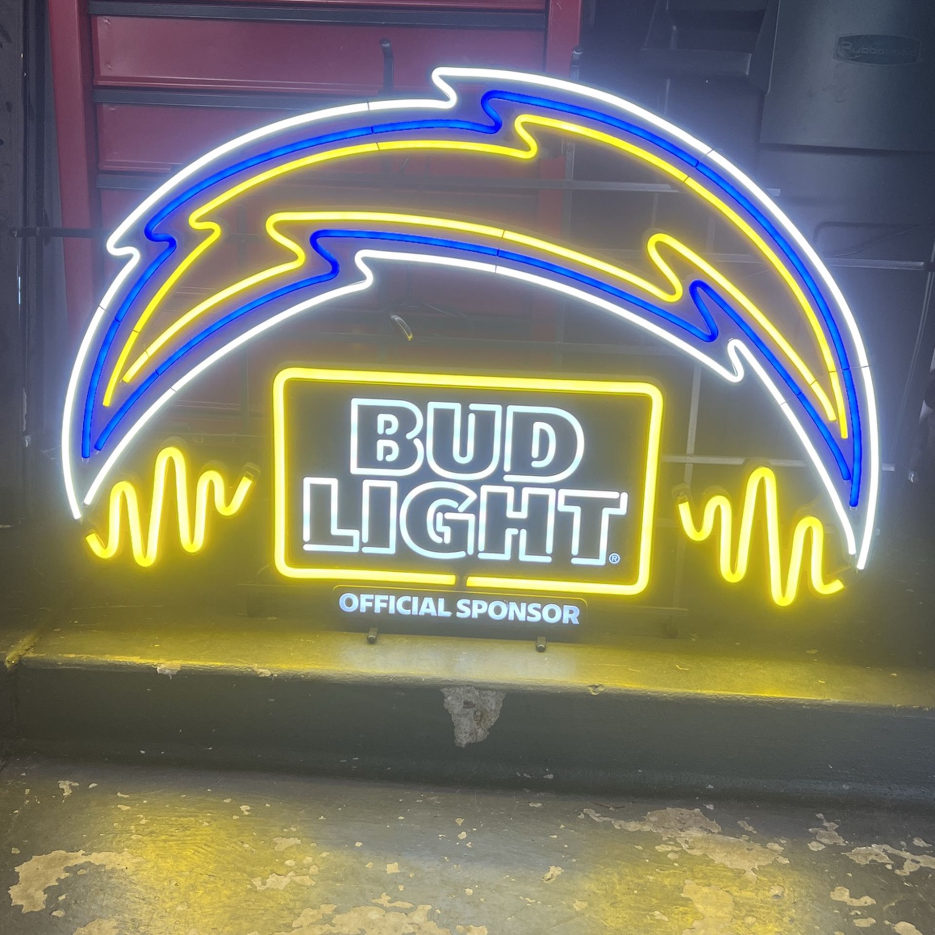 Chargers Bud Light Neon