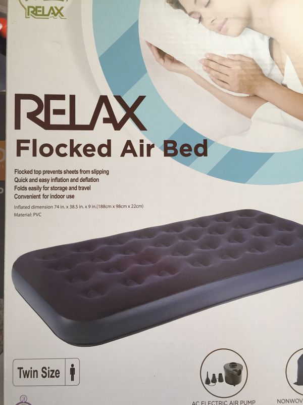 Relax Flocked Air Bed For In Ambridge Pa Offerup Relax Flocked Air Bed