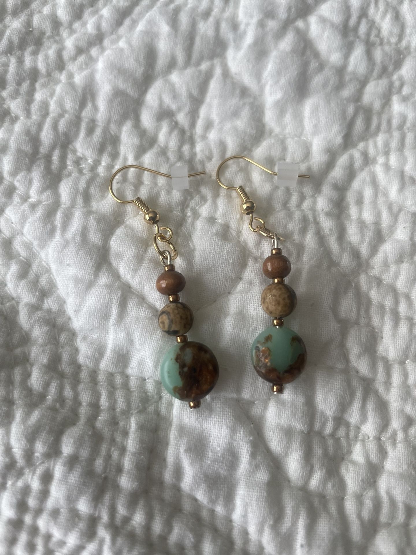 Handmade Stone Earrings!