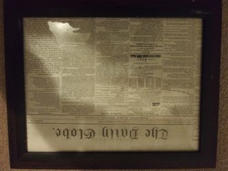 Antique Newspaper Pre Civil War