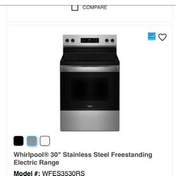 New Whirlpool Stove/Microwave Hood Combo/Dishwasher package