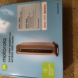 Motorola Gig Speed Cable Modem + Router