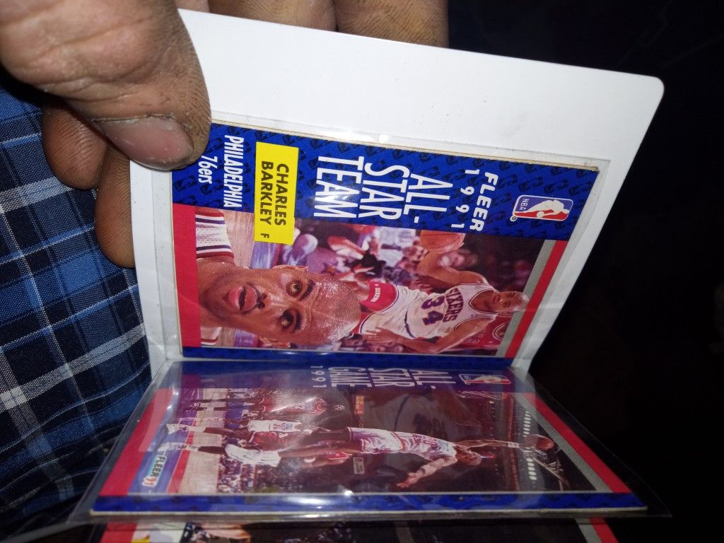 1991 Fleer Chares Barkley Basketball Cards