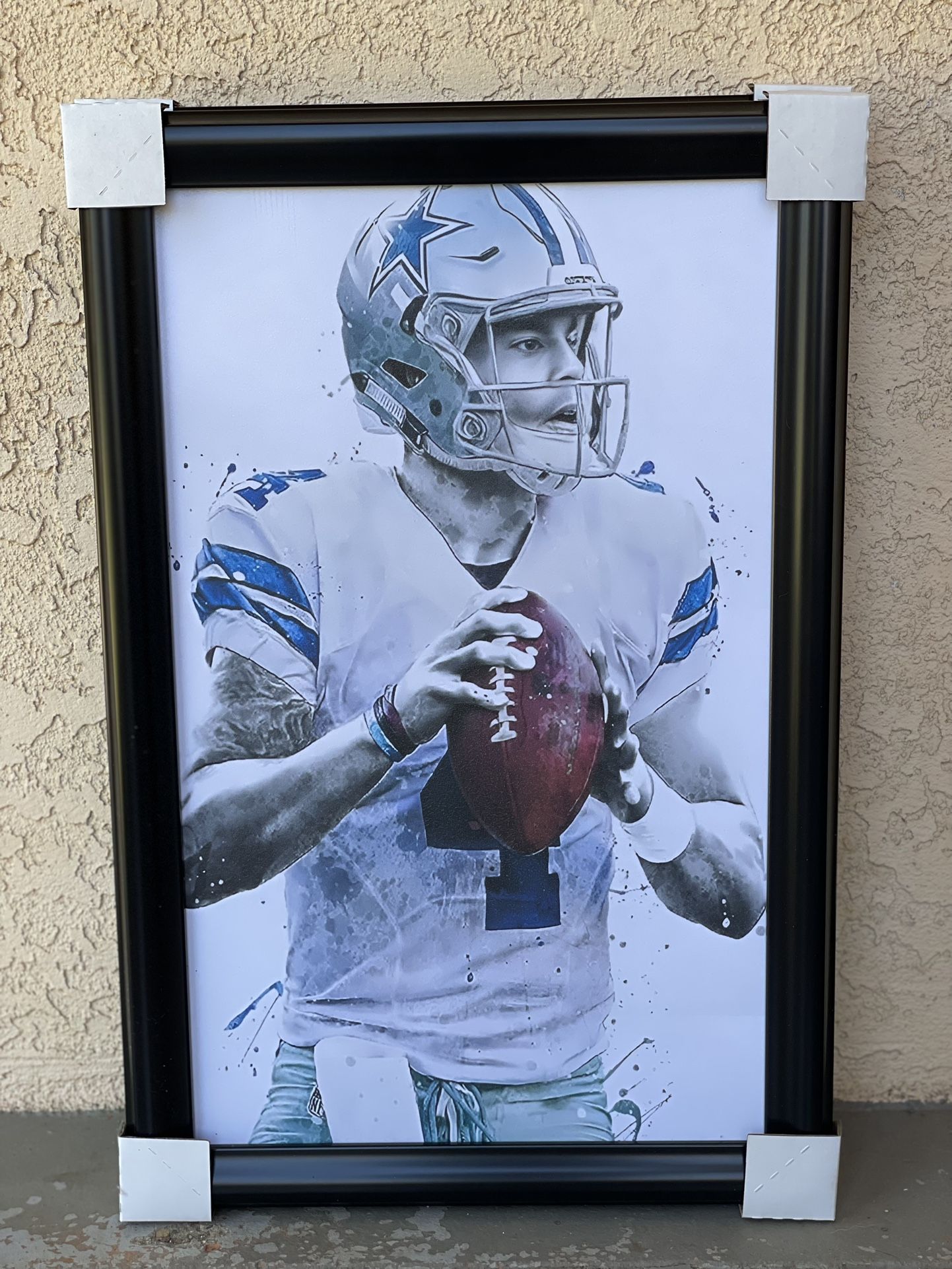 Framed Dak Prescott Wall Decor