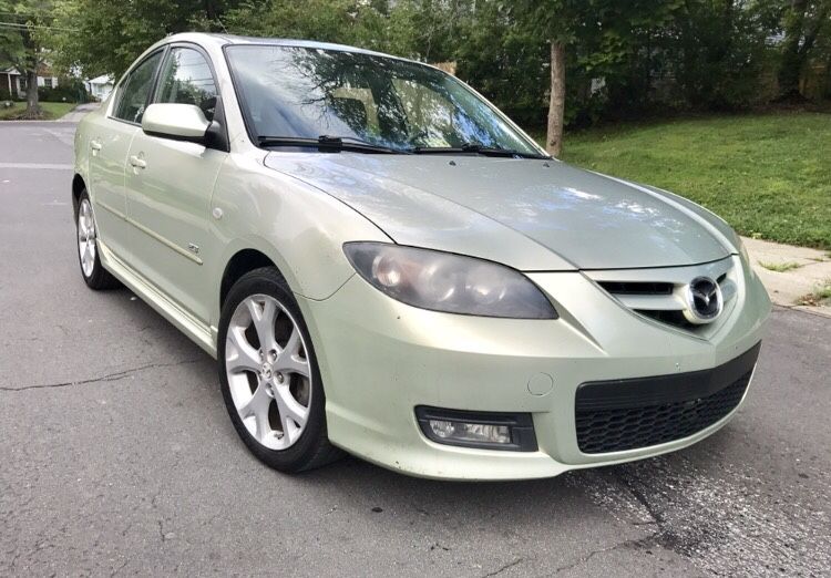 0NLY $3400 ! 2008 Mazda 3 S Touring ! AuX ' Light Green Color ' Drives Good