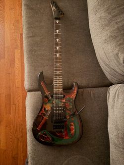 ESP Haji Skull and Snakes Guitar