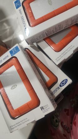 LaCie Rugged Mini 2TB External Hard Drive 4x Available