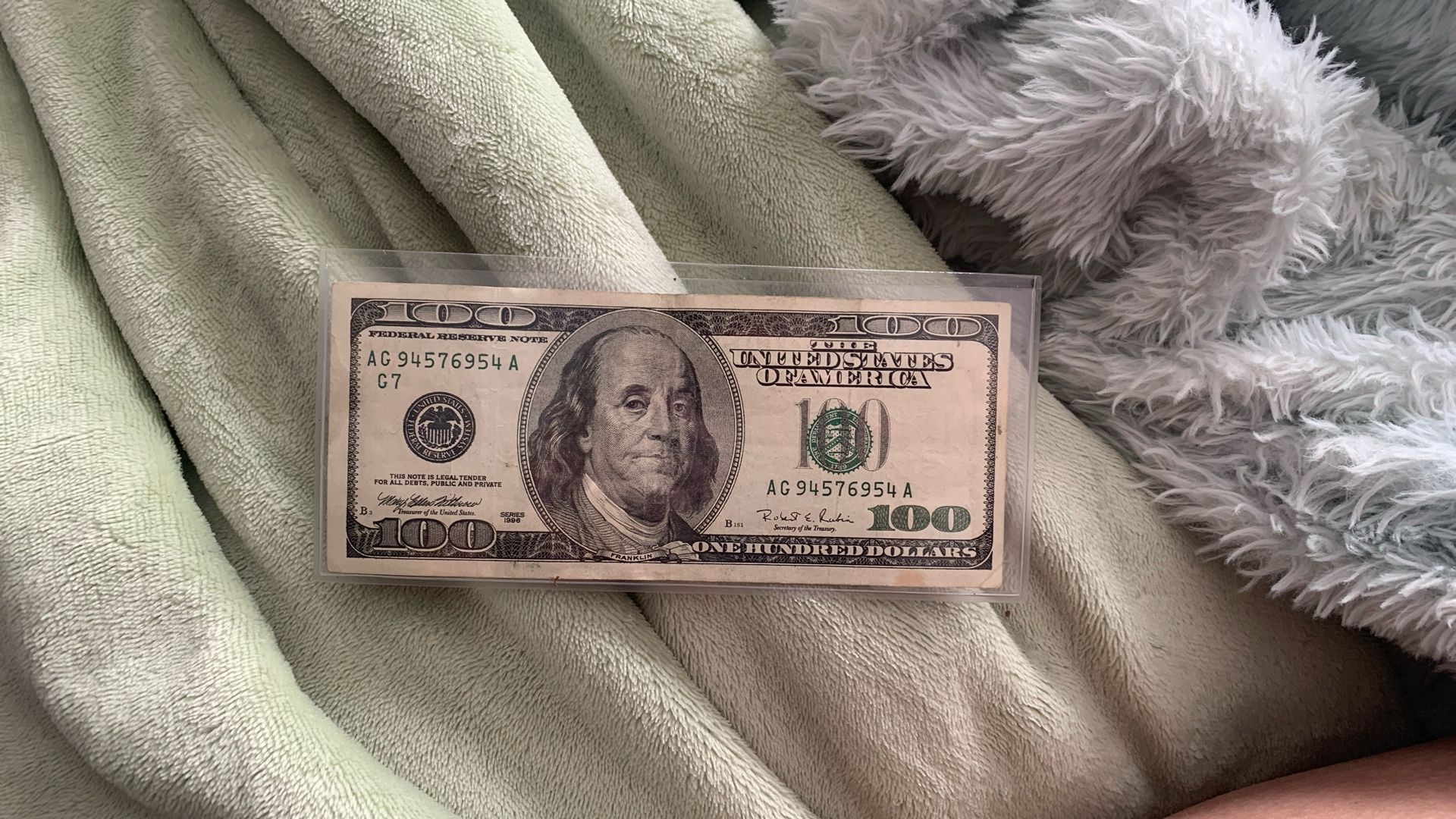 1996 U.S. $100 Bank Note
