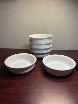 Lenox Chinastone 6 soup/cereal bowls, Or Dessert Bowls For the Grey Patterns