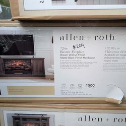 72in Electric Fireplace TV Stand