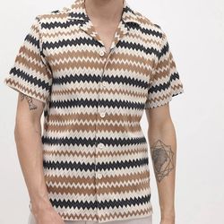 Men’s Relaxed Fit Half Sleeve Shirt – Size 40