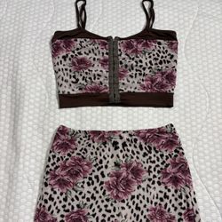 Long Skirt and Top Set