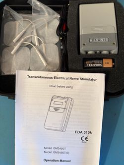 GEM-STIM TENS Unit GM3A50T with Accessories