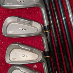 Complete 12 Club Wishon Golf Set w Bag 