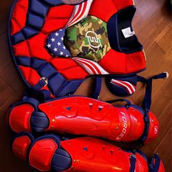 Force3 Baseball Adult Catchers Chest Protector & Leg Protector