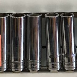 Snap On 310TSM 10pc 1/2” Drive 6pt Metric Deep Socket Set 