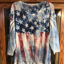 Ladies 3/4 Sleeve Shirt 
