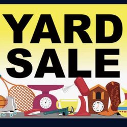 YARD SALE - SAT. January 7 @ 6:30am 