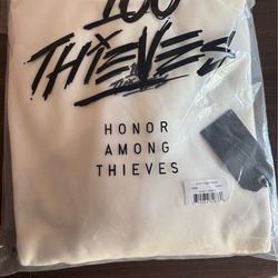 100 theives cream hoodie 2019