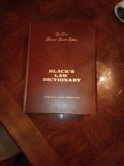 BLACK LAW DICTIONARY (REVISED 4TH EDITION)