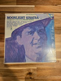 Frank Sinatra Moonlight Sinatra Reprise Vocal Vinyl LP Nelson Riddle FS-1018