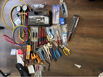 HVAC Tools and Bag