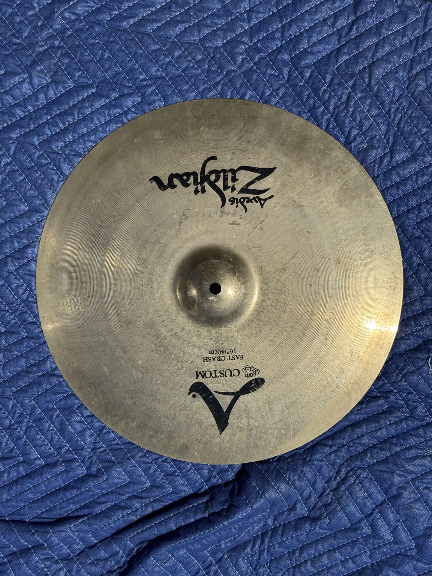 Zildjian A 16in Crash 12in Splash & Sabian Chopper Cymbals