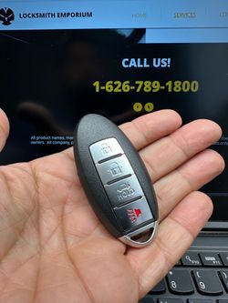 New remote control smart key fob Nissan Infinity