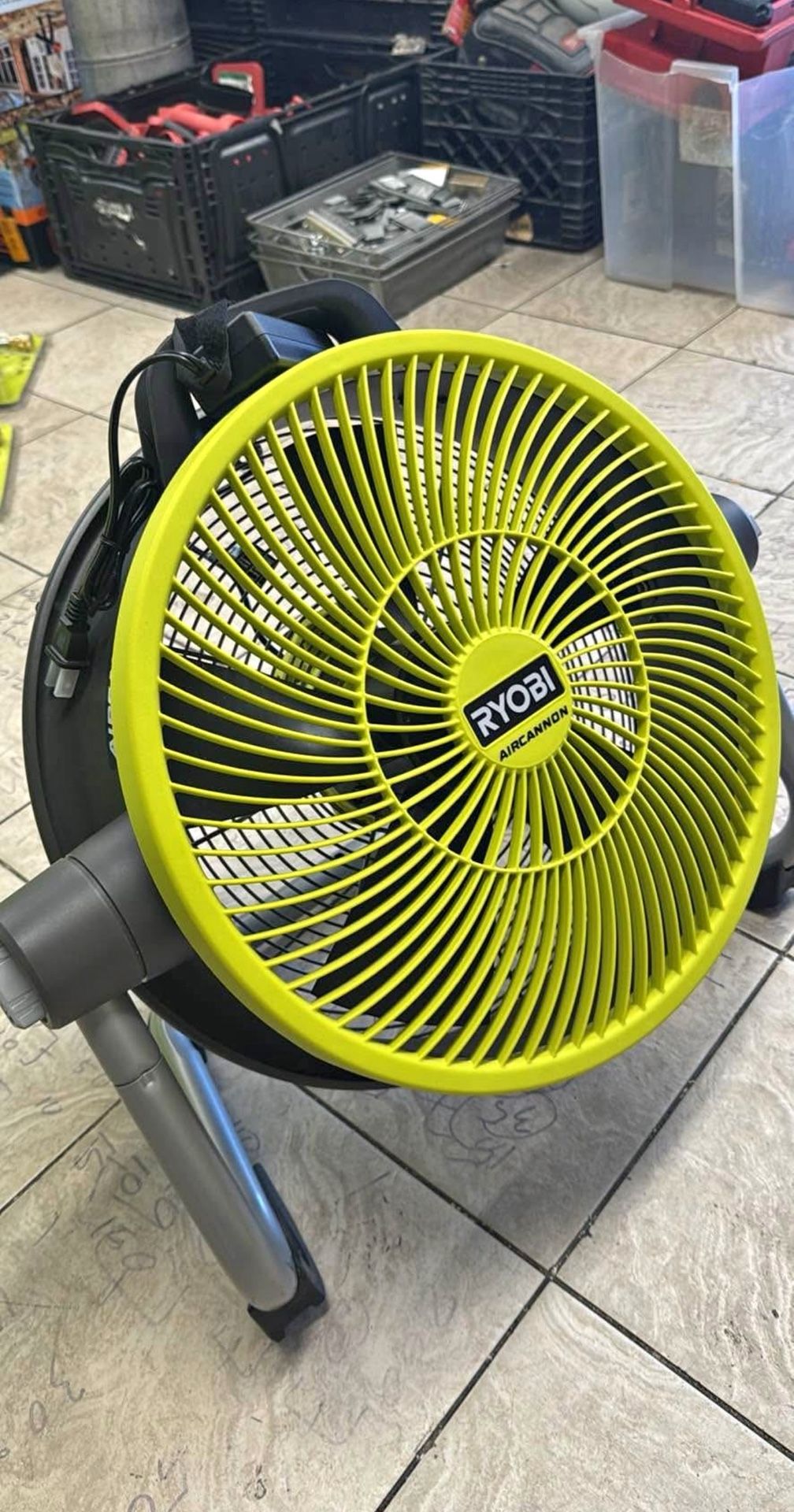 Ryobi 18v Hybrid Cordless Canon Fan Tool Only