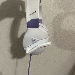 Turtle Beach Recon 70 Gaming Headset - White/Purple - Wired, Over-Ear with Mic