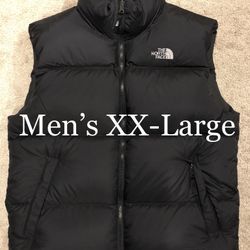 NORTH FACE / CLASSIC 700 Puffy Down Puffer Vest Coat Jacket / Men's XX-Large 2XL XXL / Retails $220+Tax / Like New w/ Tags!! / Black