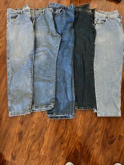Size 38 Lot of 5 Men's Denim Jeans $10