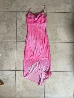 Taboo Pink Glitter Y2K Maxi Dress Size Small
