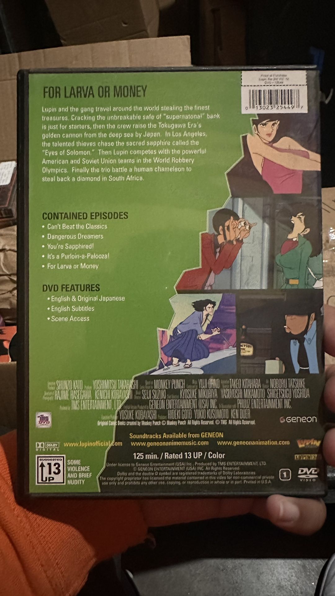 Lupin The 3rd: For Larva or Money