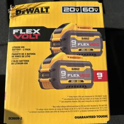 Dewalt 60v 9ah Batteries 2 Pack