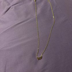 444 Gold Necklace 