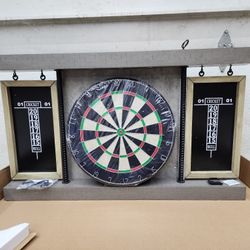 Barrington Prescott Dart Board Cabinet Set