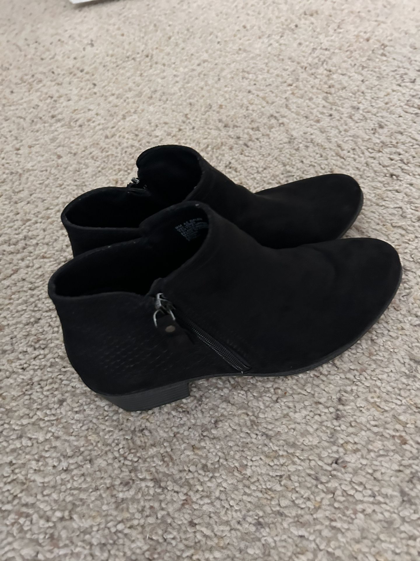 Black Ankle Boots Size 9