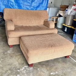 Loveseat And Ottoman