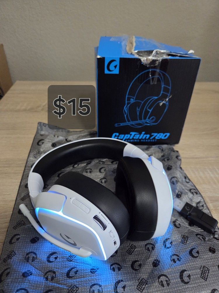 New Captain 780 Gaming Headset Pc, Bluetooth, Ps4 & Ps5