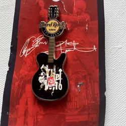 Hard Rock Cafe PIN Memphis Signature Series 27 The Who Guitar