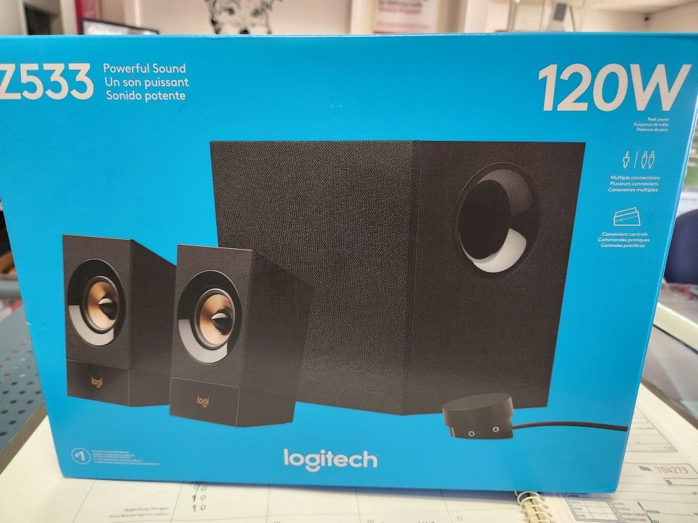 Logitech Z533 Multimedia Speakers. 3 Piece.