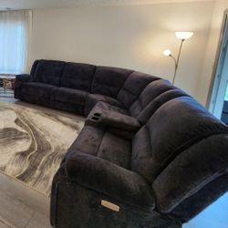 Electric L Shape Reclining Sofa