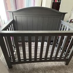 SOHO 4 In 1 Baby Crib- Graphite Gray